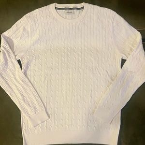 Jack & Jones Men’s Cable Knit lightweight cotton sweater